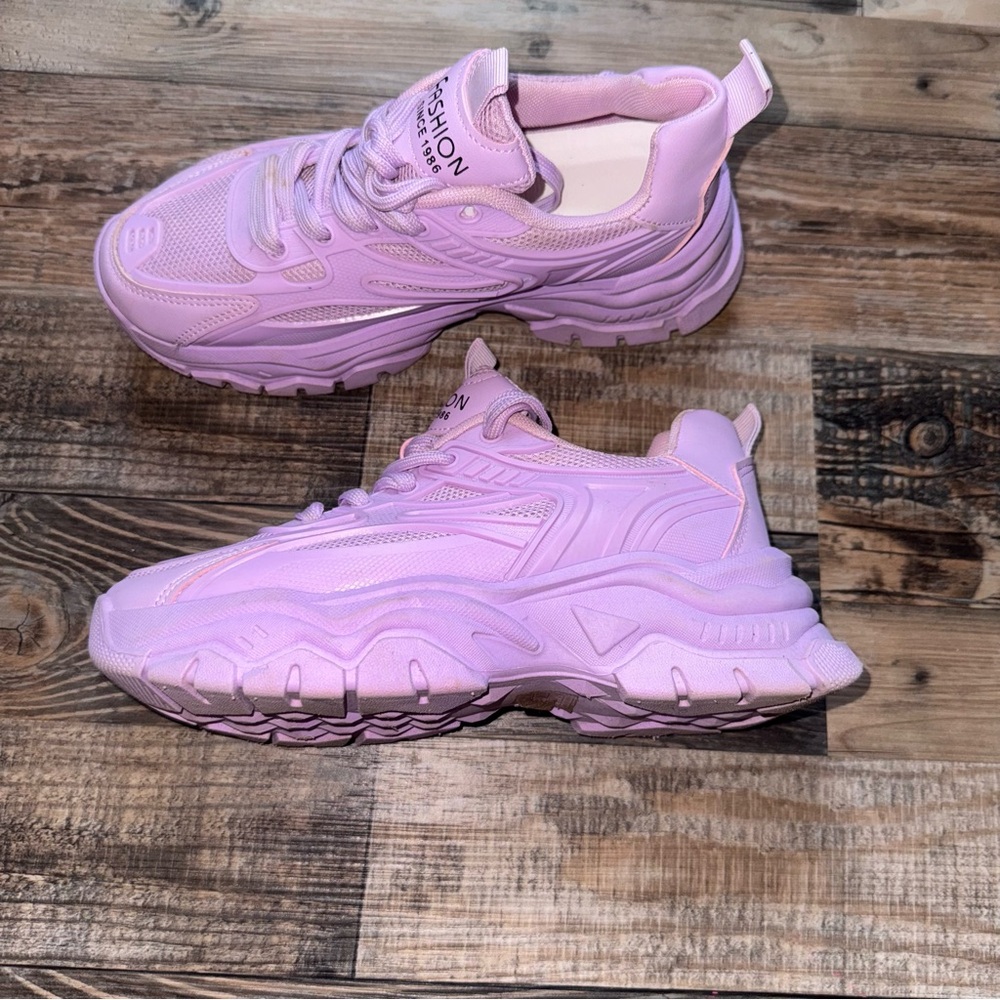 Fashion Purple Chunky Women’s Shoes Size 39